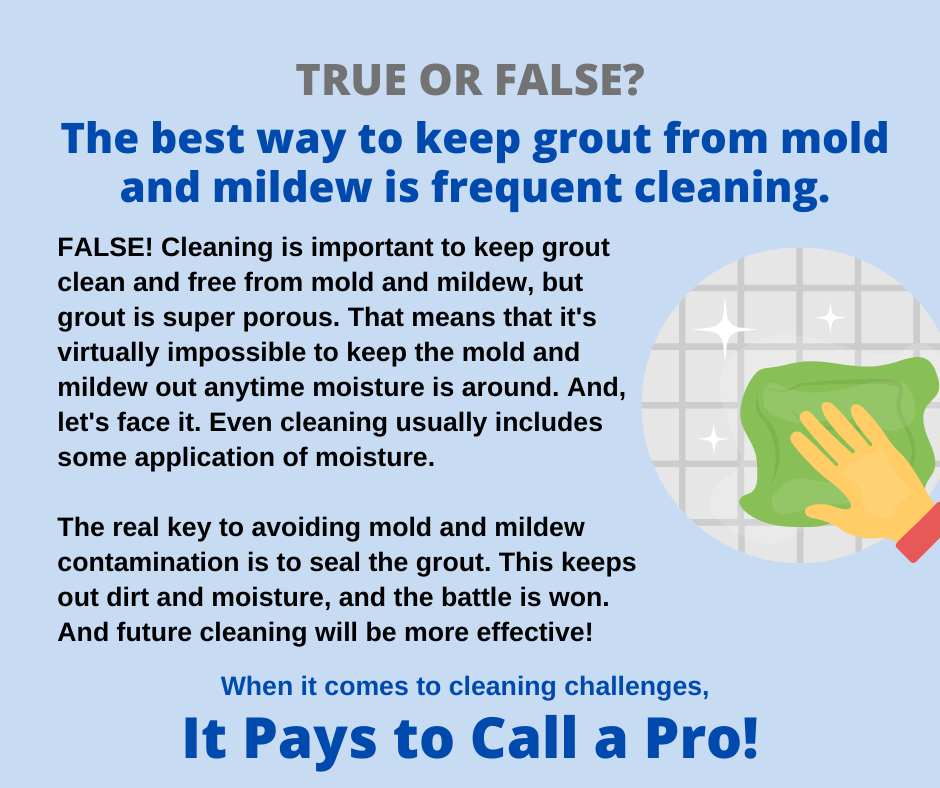 keep grout from mold